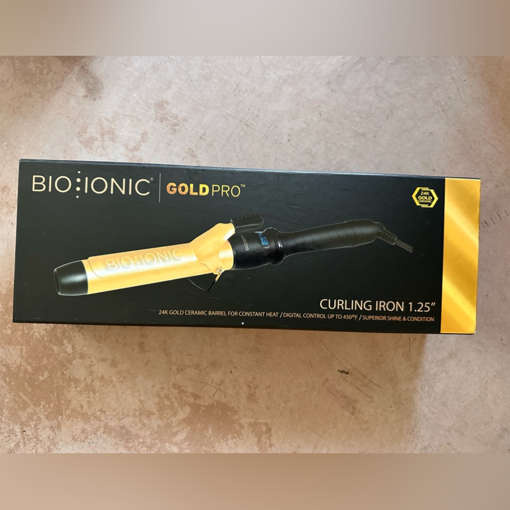 Bioionic Gold Pro Curling Iron 1.25
